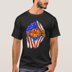 Super Math Tutor Hero Job T-Shirt