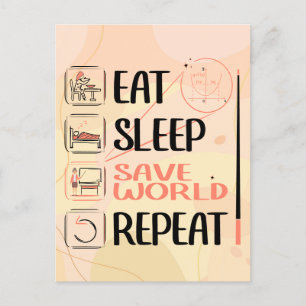 Super Mathe Teacher Rette die Welt. Vielen Dank fü Postkarte