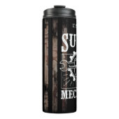 Super Mechanic Camouflage American Flag Thermosbecher (Vorderseite)