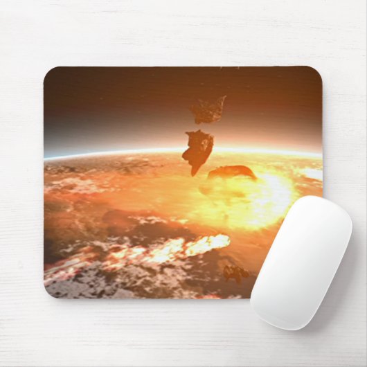 Super Meteor Mouse Mat Mousepad (Mit Mouse)