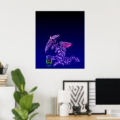 Super Metroid Ridley SNES Poster (Heimbüro)