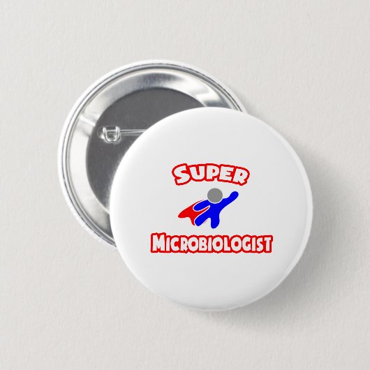 Super Microbiologe Button (Vorne & Hinten)