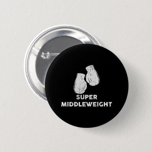Super Middleweight Boxing Gloves Button (Vorne & Hinten)