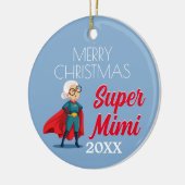 Super Mimi Fun Geschenk Weihnachtsdekoration Keramik Ornament (Links)