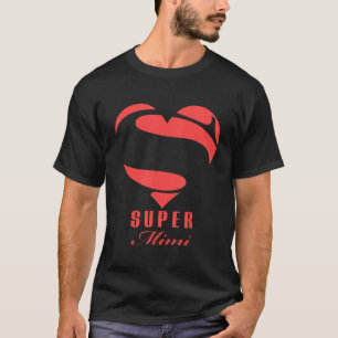 Super Mimi Superhero Mimi T Shirt Geschenk Mutter