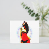 SUPER MODELL. POSTKARTE (Stehend Vorderseite)