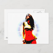 SUPER MODELL. POSTKARTE (Vorne/Hinten)