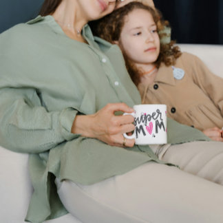 Super mom Autism appreciation Coffee mug Zweifarbige Tasse