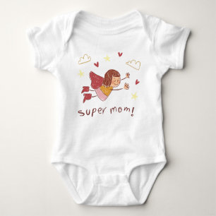 Super Mom Baby Strampler