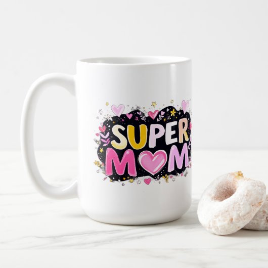 Super Mom Kaffeetasse (Mit Donut)