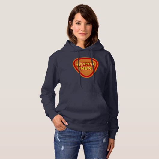 Super Mom Mother's Day Hoodie (Vorne ganz)