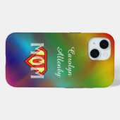 Super Mom - personalize with Name Case-Mate iPhone Hülle (Rückseite (Horizontal))