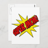 Super Mom Postkarte (Vorne/Hinten)