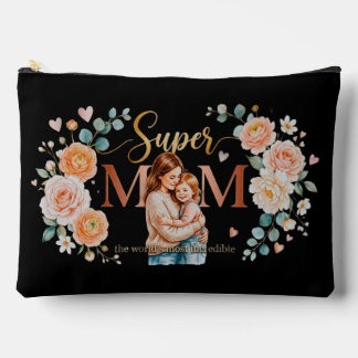Super Mom Purse 💖 Print Cut Sew Bag Zubehörtasche