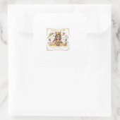 Super mom sticker carré (Tasche)