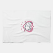 Super Mommy Personalized Best Mom Gift Kitchen Geschirrtuch (Horizontal)