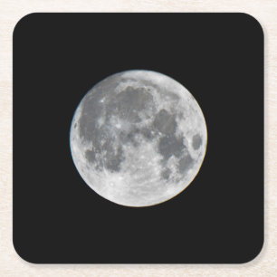 Super Mond Mendota Heights Minnesota Rechteckiger Pappuntersetzer