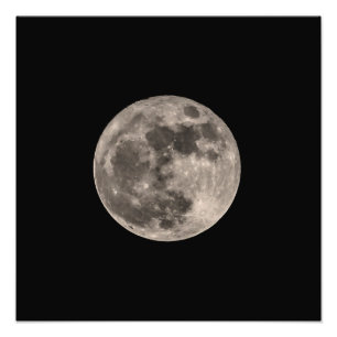 Super Mond November 2016 Fotodruck Bild