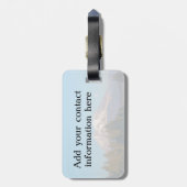 Super Moon 2014 Gepäckanhänger (Rückseite vertikal)