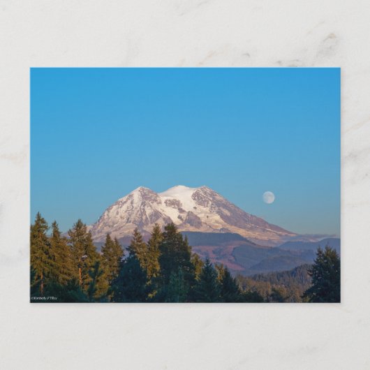 Super Moon 2014 Postkarte (Vorderseite)