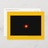 Super Moon Basketball Orange 316-2 Postkarte (Vorne/Hinten)