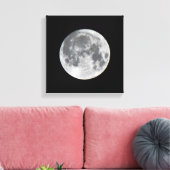 Super Moon | Mendota Heights Minnesota Leinwanddruck (Insitu (Wohnzimmer))