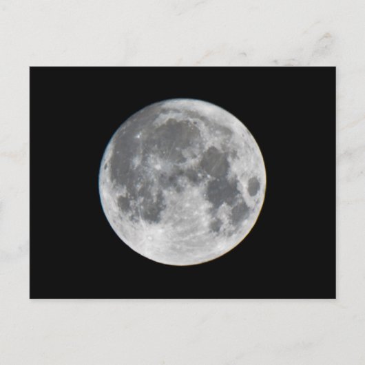 Super Moon | Mendota Heights Minnesota Postkarte (Vorderseite)