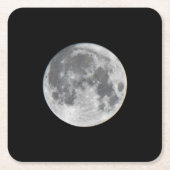 Super Moon | Mendota Heights Minnesota Rechteckiger Pappuntersetzer (Vorderseite)