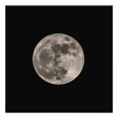 Super Moon November 2016 Foto Druckbild (Vorne)
