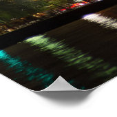 Super Moon Rising Poster (Ecke)