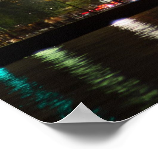 Super Moon Rising Poster (Ecke)