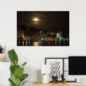 Super Moon Rising Poster (Heimbüro)