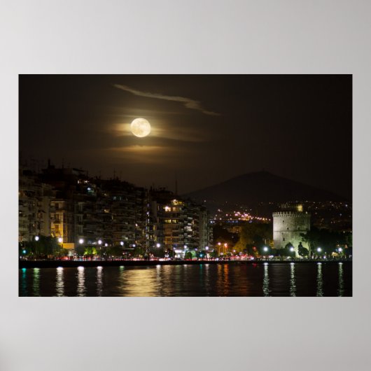 Super Moon Rising Poster (Vorne)