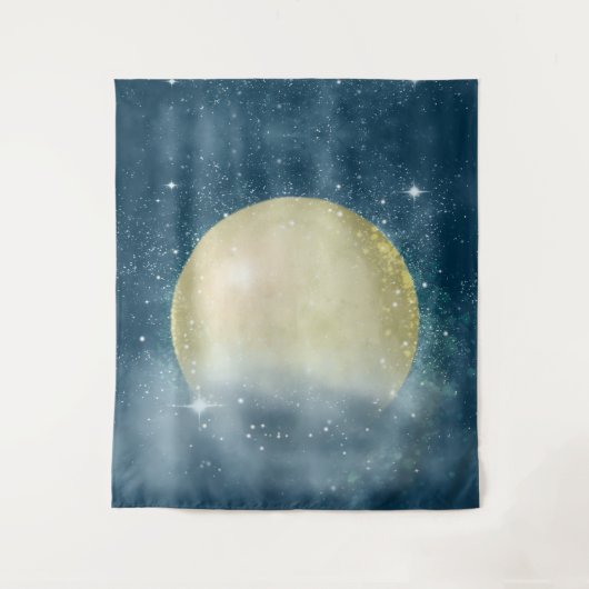 Super Moon - Tapestry Wandteppich (Vorderseite)