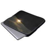 Super Moon über Washington Mountain Laptopschutzhülle (Vorne Knopf)