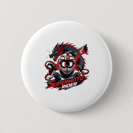 Super Moto Rider � Motorrad Button (Vorderseite)