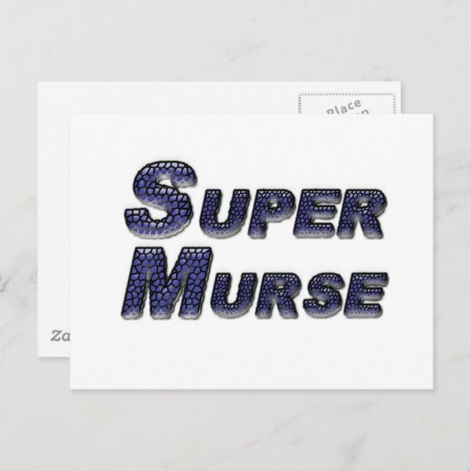 Super Murse Postkarte (Vorne/Hinten)