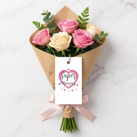Super Mutti Personalisierte beste Mutter Geschenkk Begleitkarte