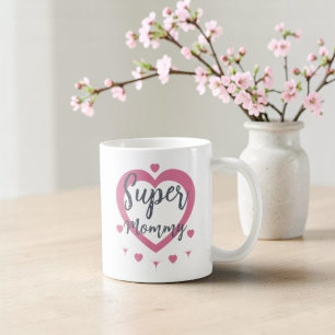 Super Mutti Personalisierter Beste-Mutter-Geschenk Kaffeetasse
