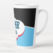 Super Nana Comic Cartoon mit Lila und blau Milchtasse (Rechts)