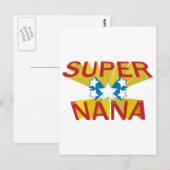 SUPER NANA POSTKARTE (Vorne/Hinten)
