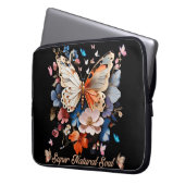 Super Natural Soul: Butterfly Garden Art Laptopschutzhülle (Vorderseite Links)