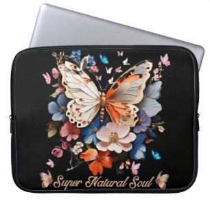 Super Natural Soul: Butterfly Garden Art Laptopschutzhülle