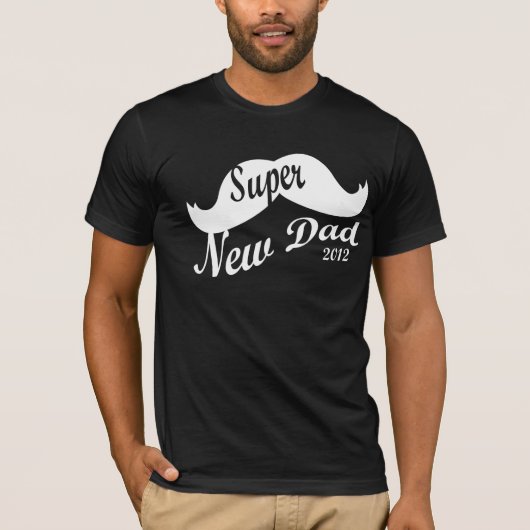 Super neuer Vater T-Shirt (Vorderseite)