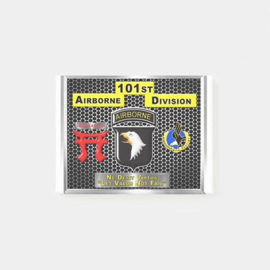 Super neues Design der 101. Im Flugzeug Division Post-it Klebezettel (Vorderseite)