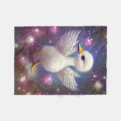 Super Niedlich Baby Swan Graphic Fleecedecke (Vorderseite (Horizontal))