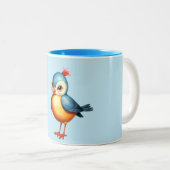 Super Niedlich Blue Bird Tasse (VorderseiteRechts)