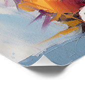 Super Niedlich Border Collie Dog Puppy 001 - Xeno Poster (Ecke)