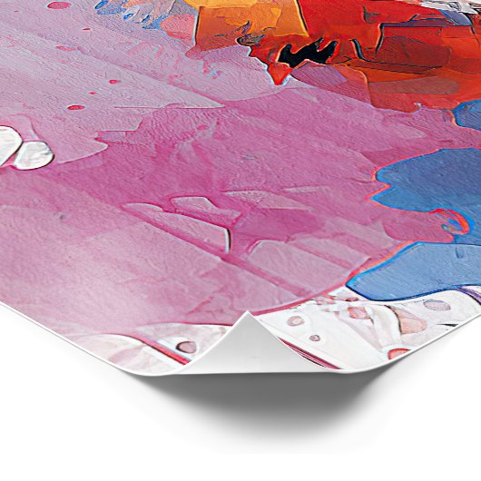 Super Niedlich Border Collie Dog Puppy 002 - Xeno  Poster (Ecke)