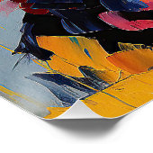 Super Niedlich Border Collie Dog Puppy 004 - Xeno  Poster (Ecke)